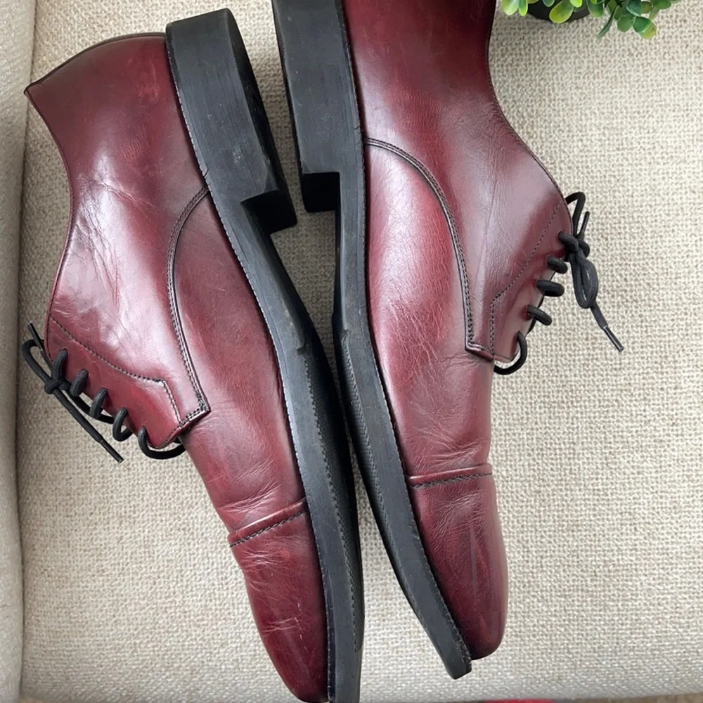 Neil M Senator Cap Toe Shoes Cognac men’s  size 11.5